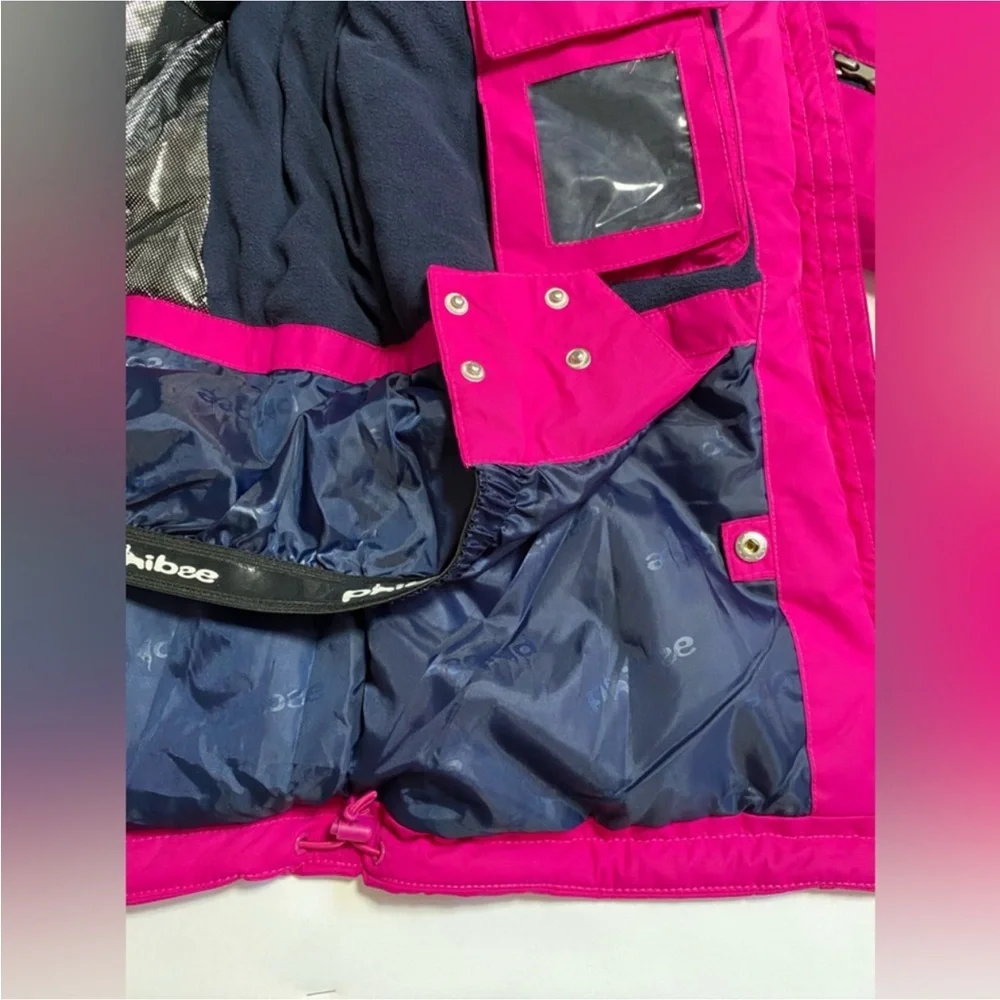 PHIBEE Girl’s Coat Winter Sportswear Snowboard Ski Jacket Pink New size 14